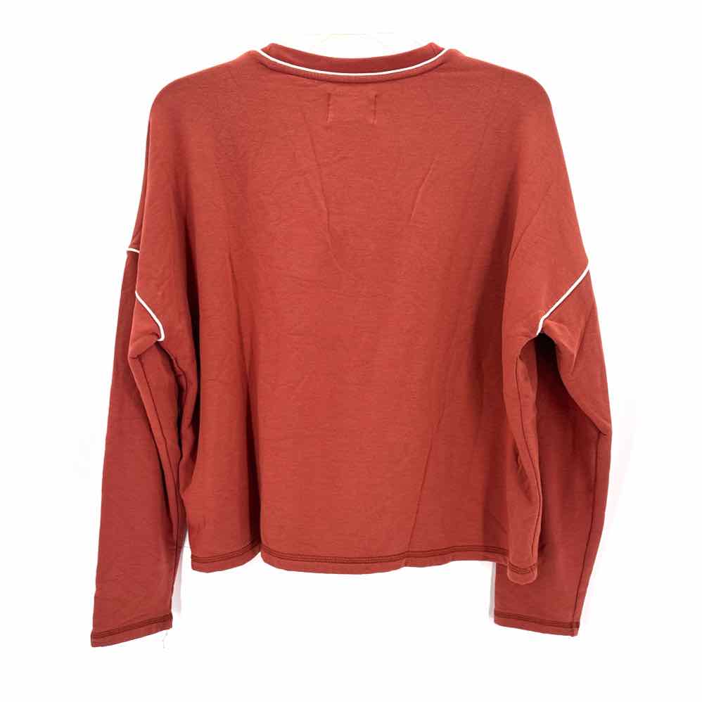 Size L MADEWELL Brown Cotton Sweater