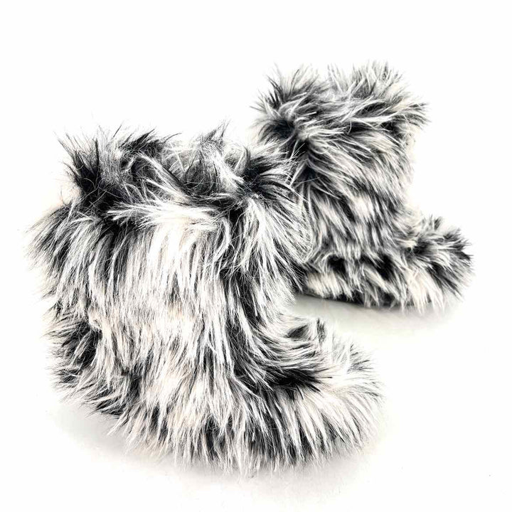 Shoe Size 7 AZALEA WANG Multi-Color Faux Fur Boots