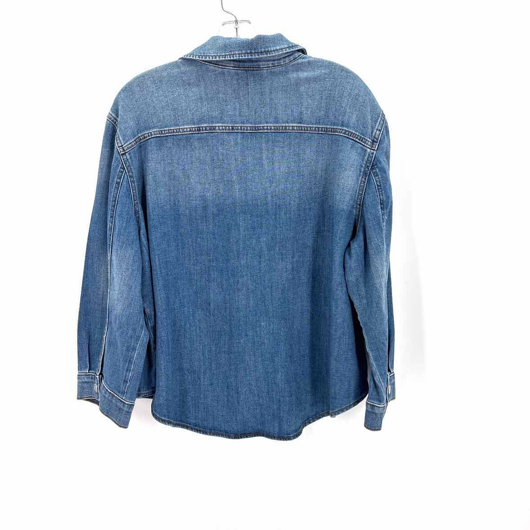 Size XL Chico's Blue Denim Jacket
