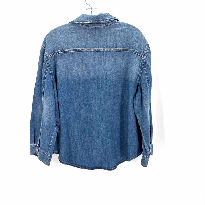 Size XL Chico's Blue Denim Jacket