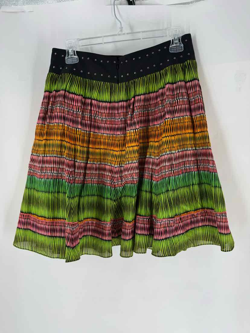 Size 0 ETCETERA Multi-Color Skirt
