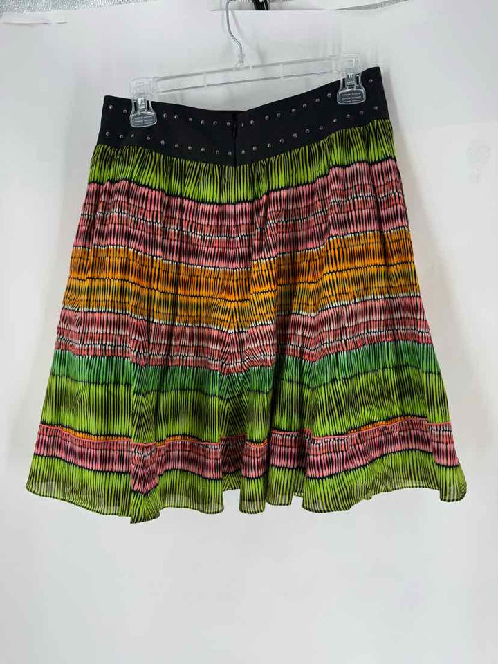 Size 0 ETCETERA Multi-Color Skirt