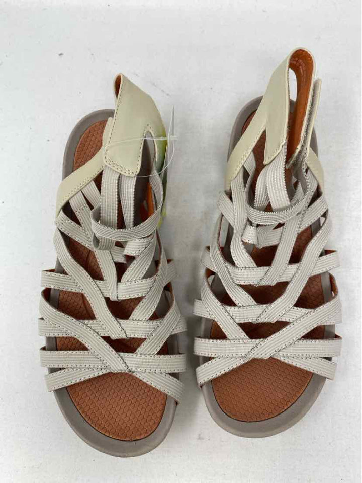 Shoe Size 7 Cream Sandals