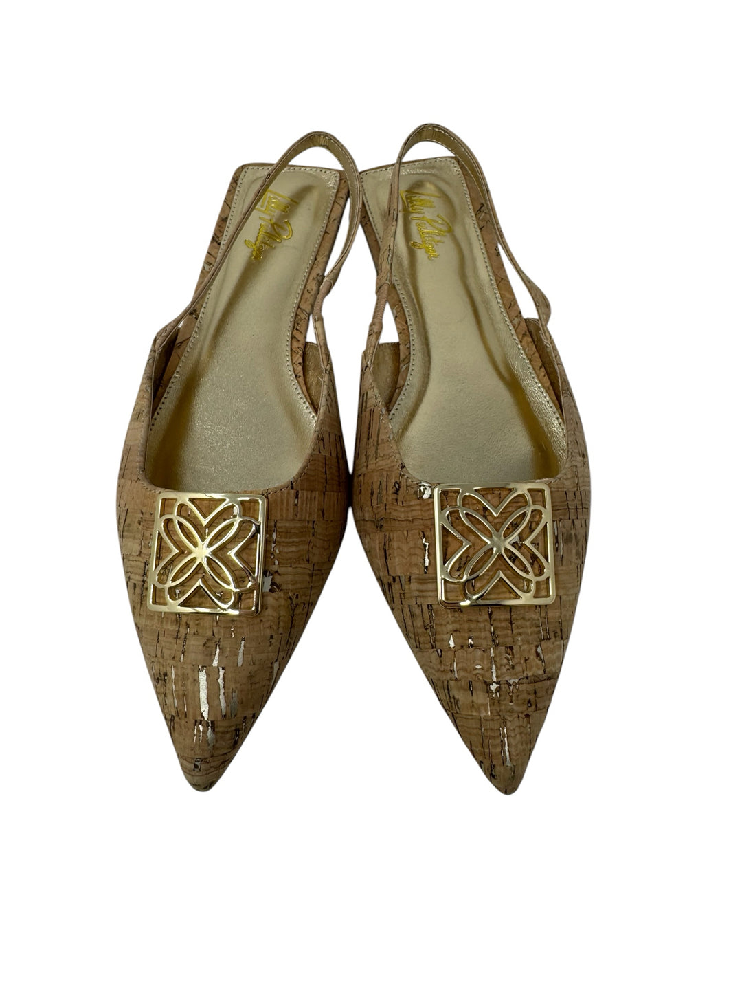 Shoe Size 9 Lilly Pulitzer Tan Flats
