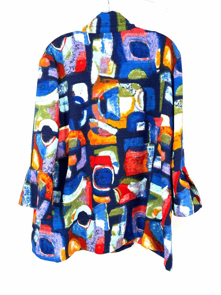 Size XL ALI MILES Multi-Color Blazer