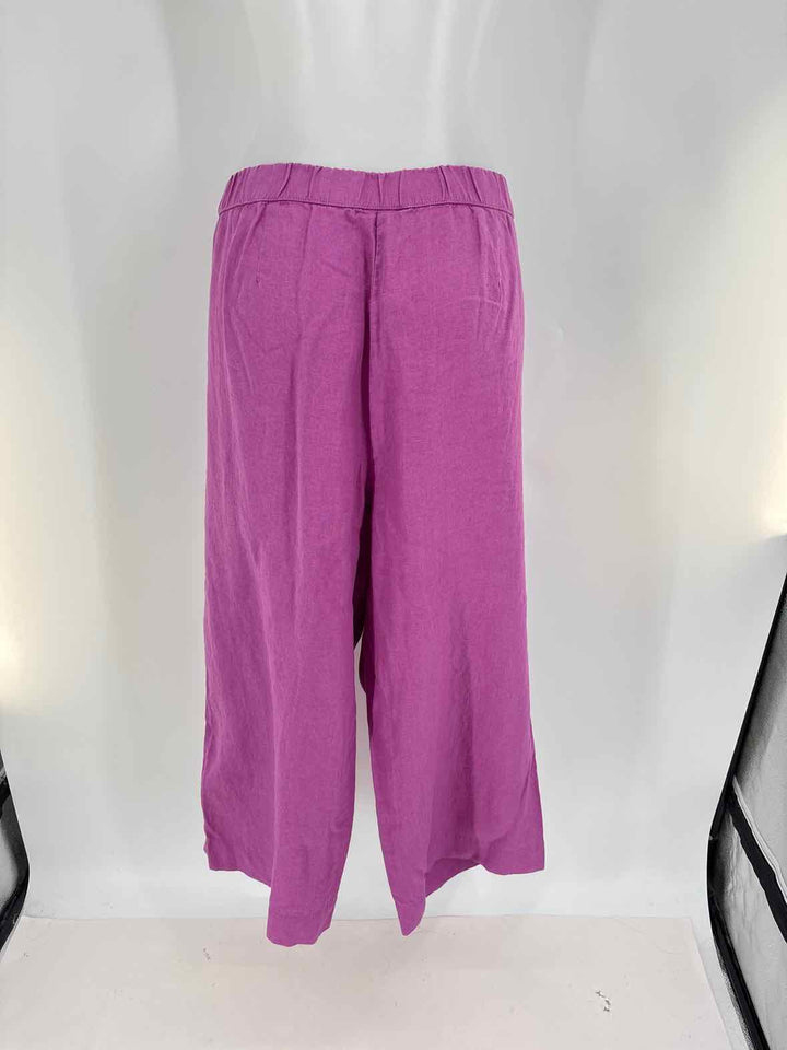 Size XL J JILL Purple Linen Capri