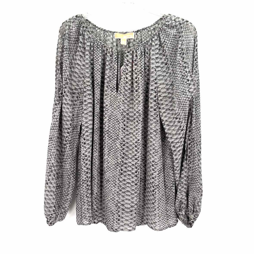 Size S Michael Kors gray print Shirt