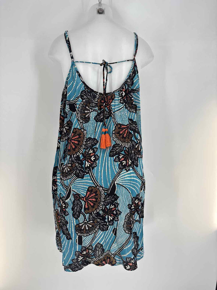 Size XS Anthropologie Blue Print Dress