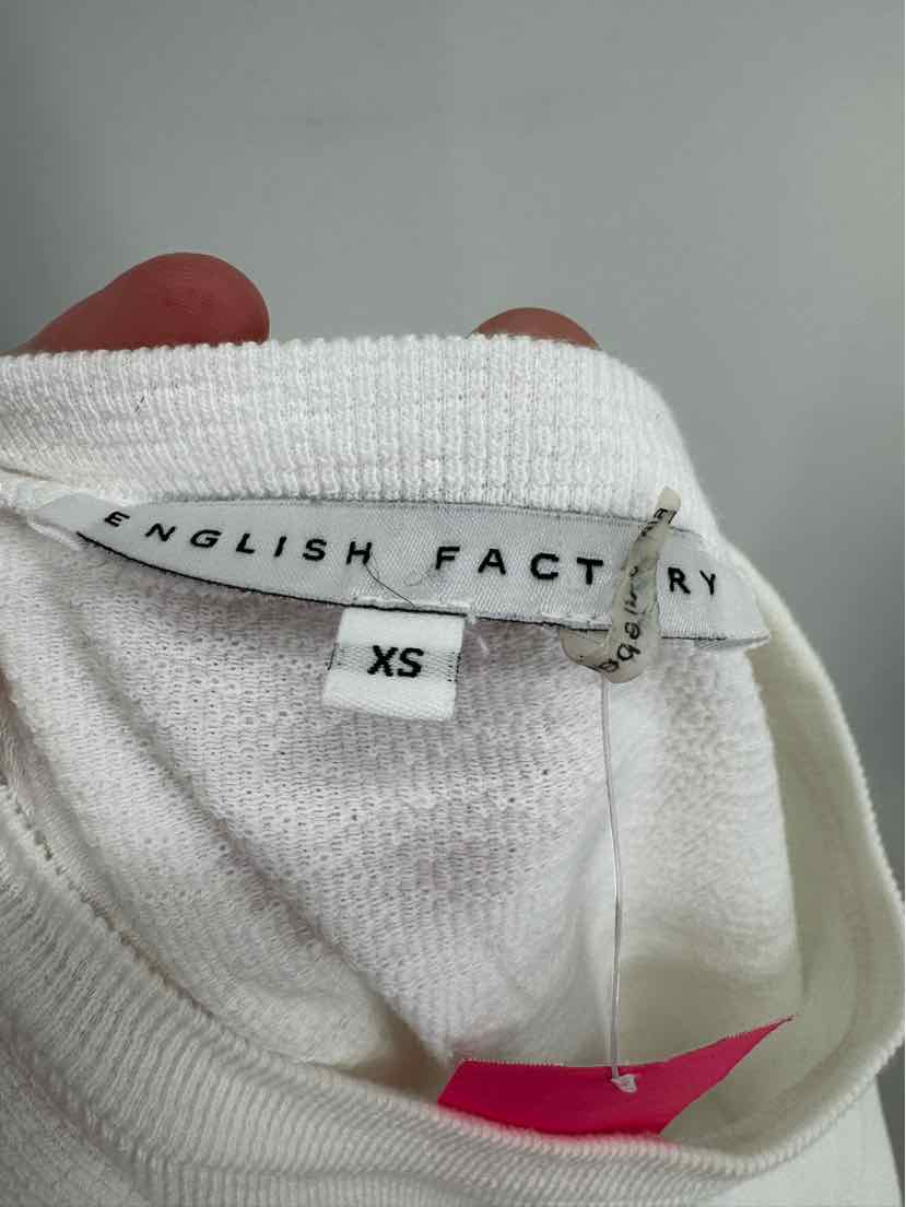 Size XS ENGLISH FACTORY White Dress