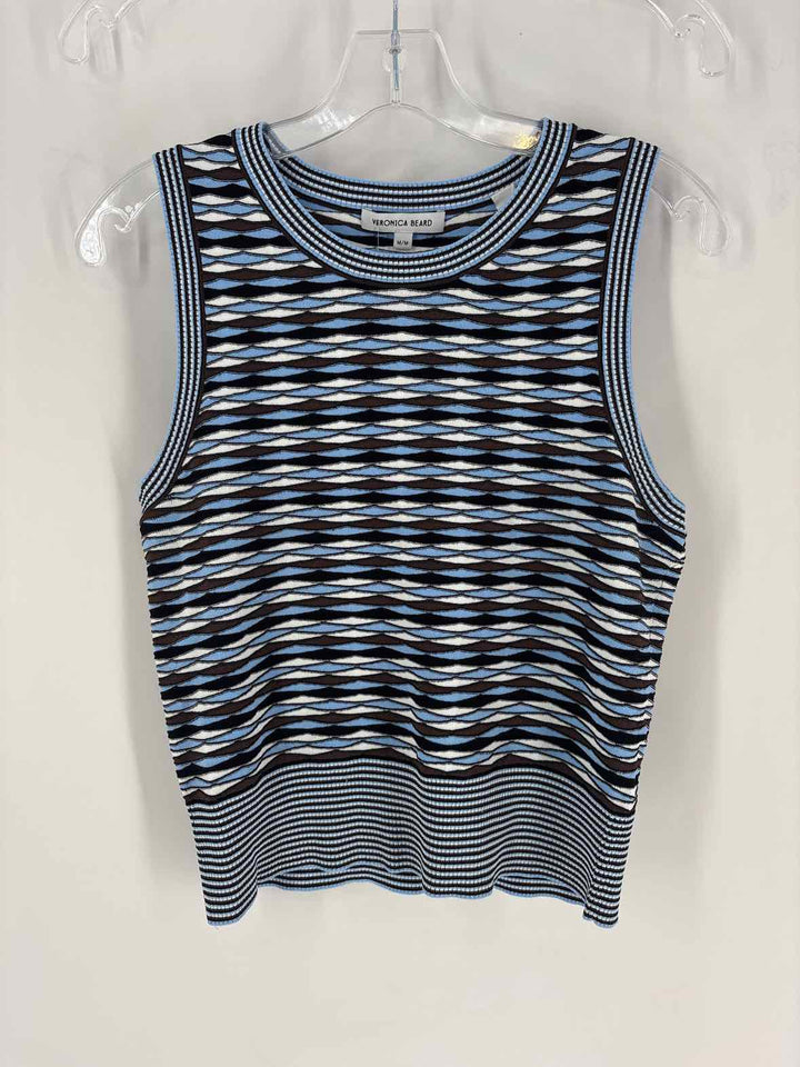 Size M VERONICA BEARD Blue Print Vest