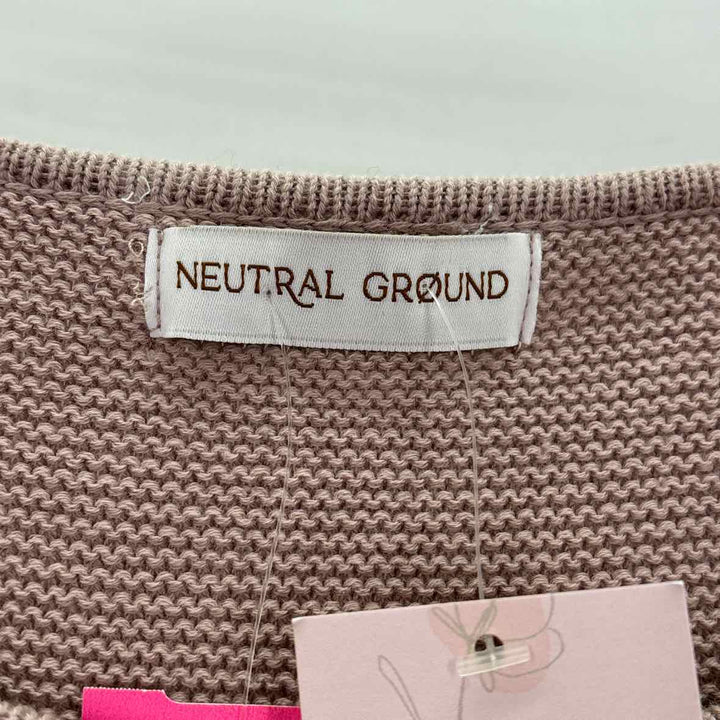 Size L Mauve Knit Sweater