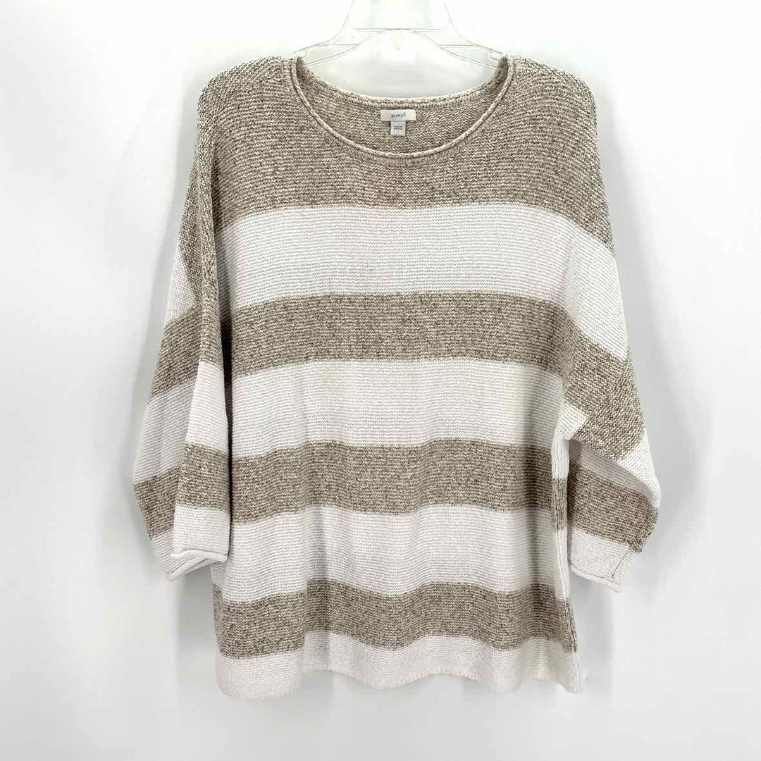 Size L J JILL Multi-Color Knit Sweater