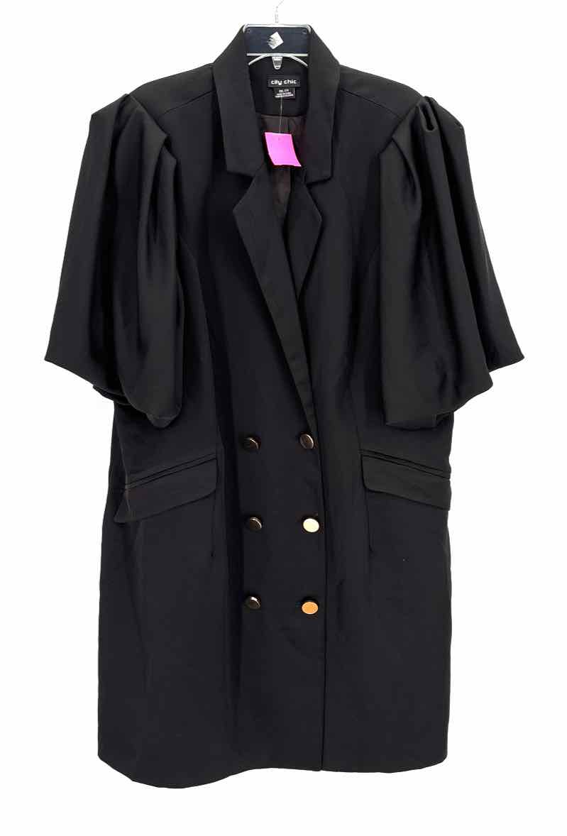 Size 24 CITY CHIC Black Dress
