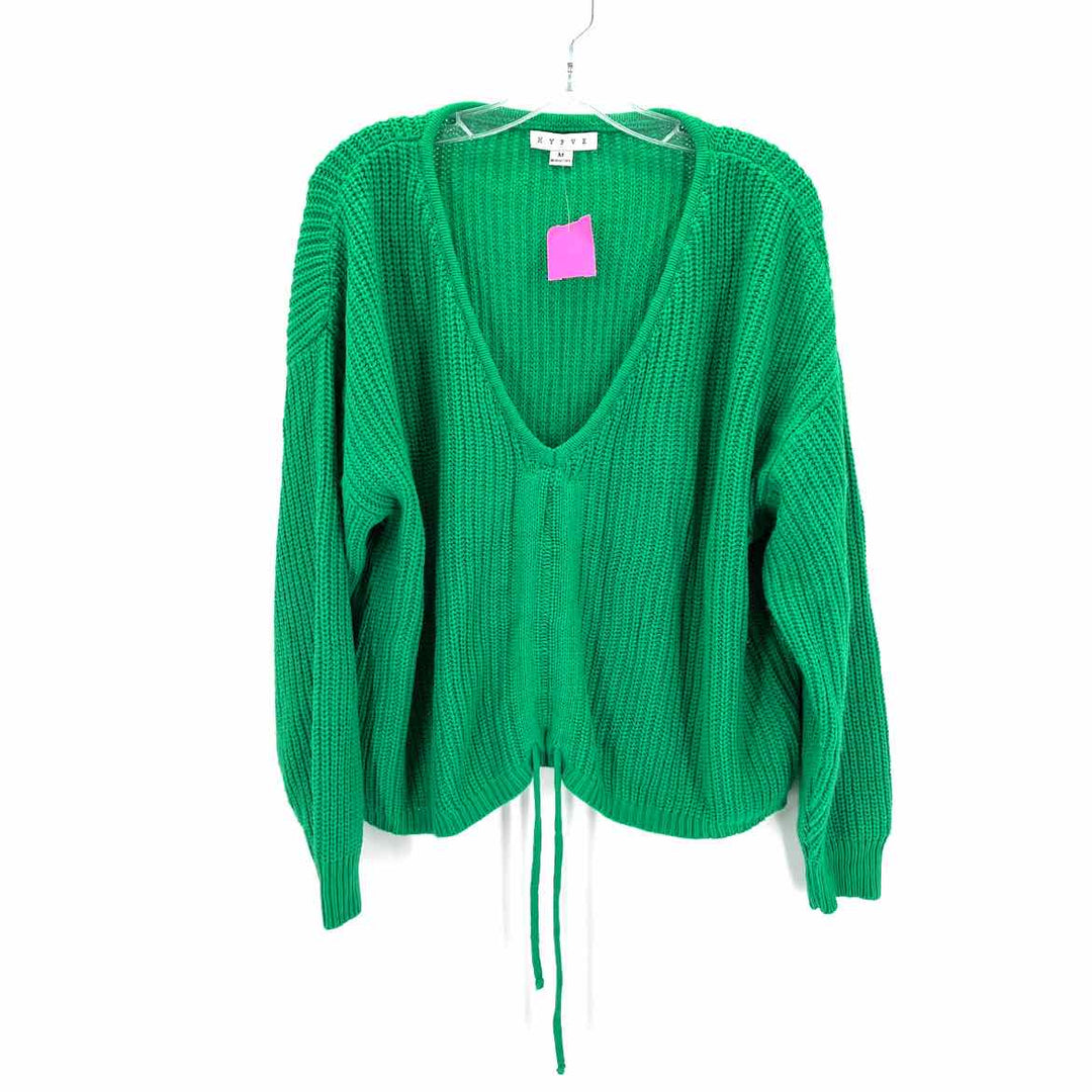 Size M HYPE Green Knit Sweater