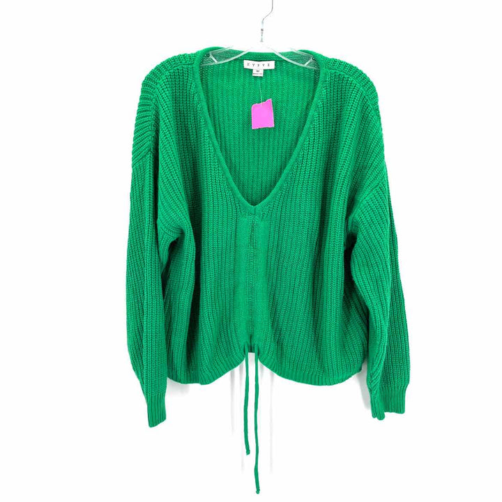 Size M HYPE Green Knit Sweater