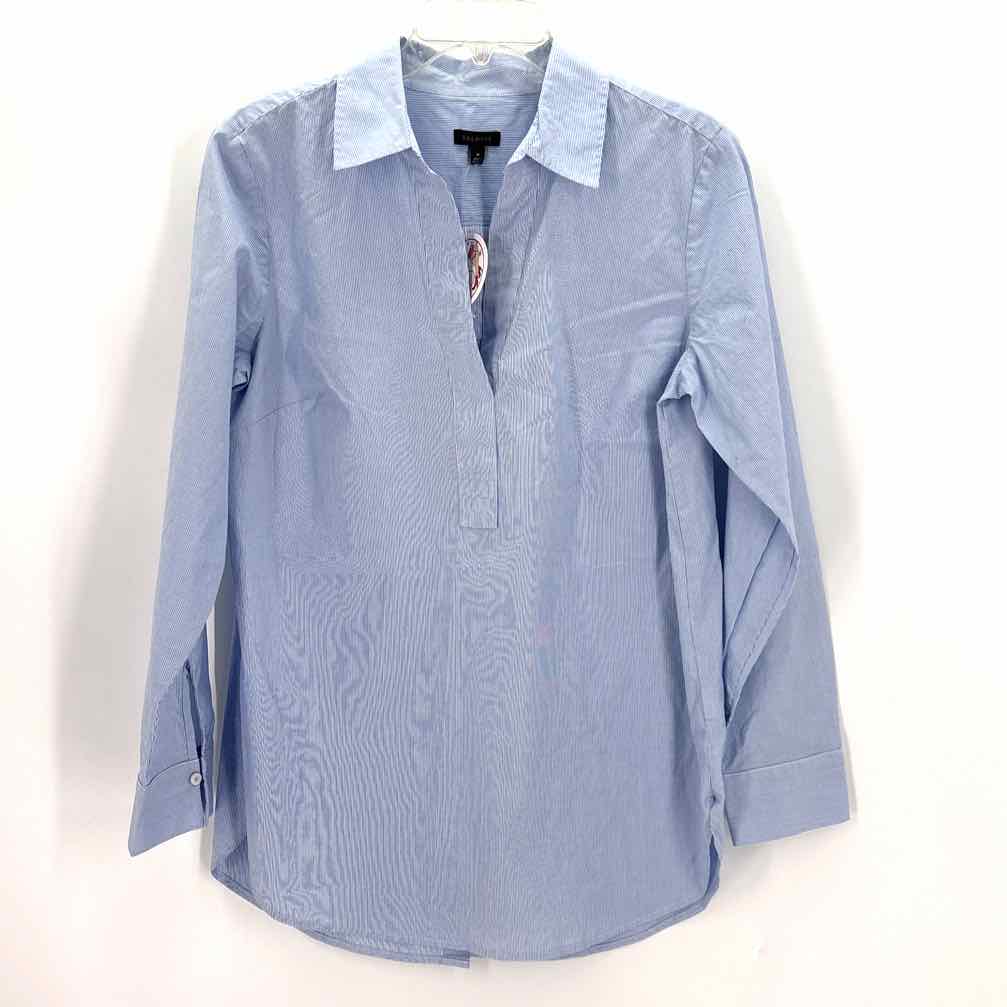 Size M Talbots Blue Print Shirt