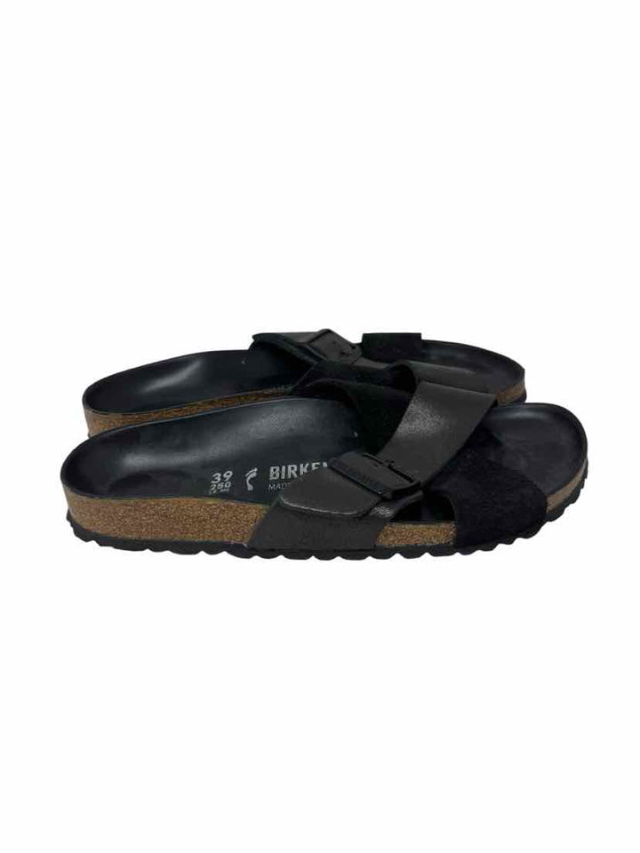 Shoe Size 39 Birkenstock Black Suede Sandals