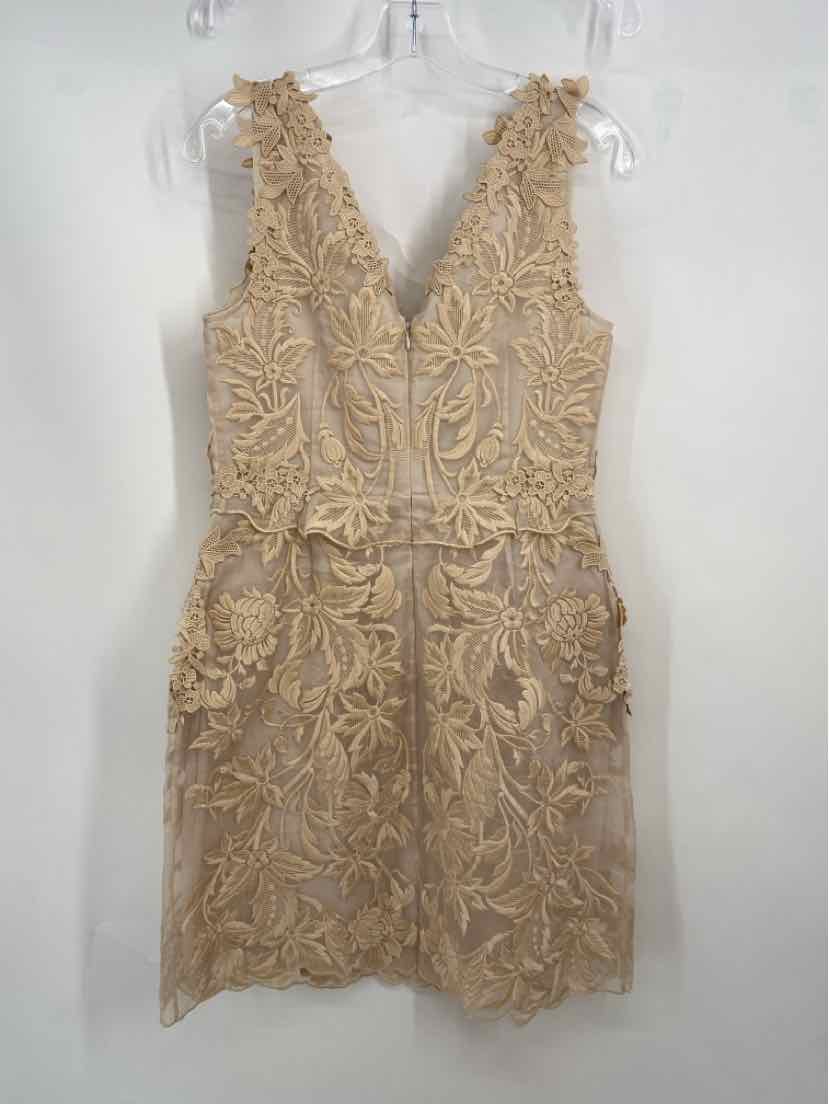 Size 8 KOBI HALPERIN Tan Dress