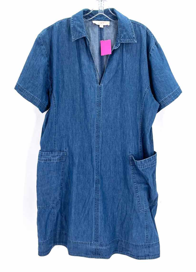 Size XL Ann Taylor Denim Dress