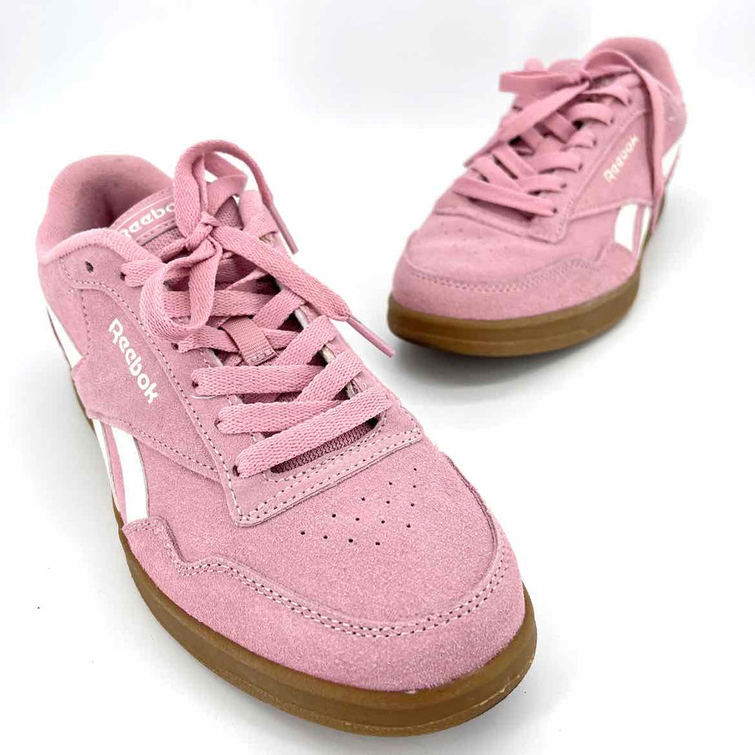 Shoe Size 10 Reebok Pink Suede Sneakers