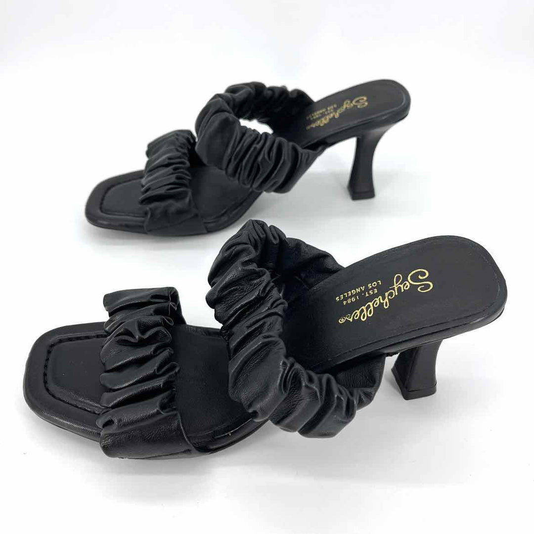 Shoe Size 9 SEYCHELLES Black Leather Sandals