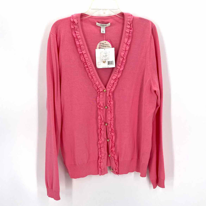 Size XL LIZ CLAIBORNE Pink Cardigan