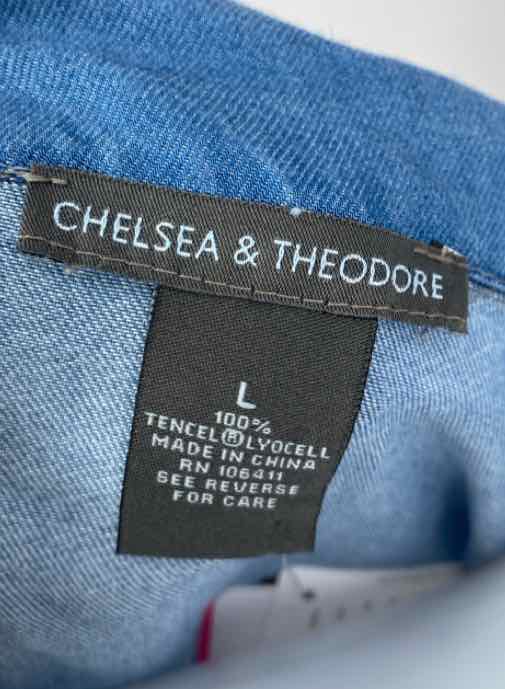 Size L CHELSEA & THEODORE Denim Shirt