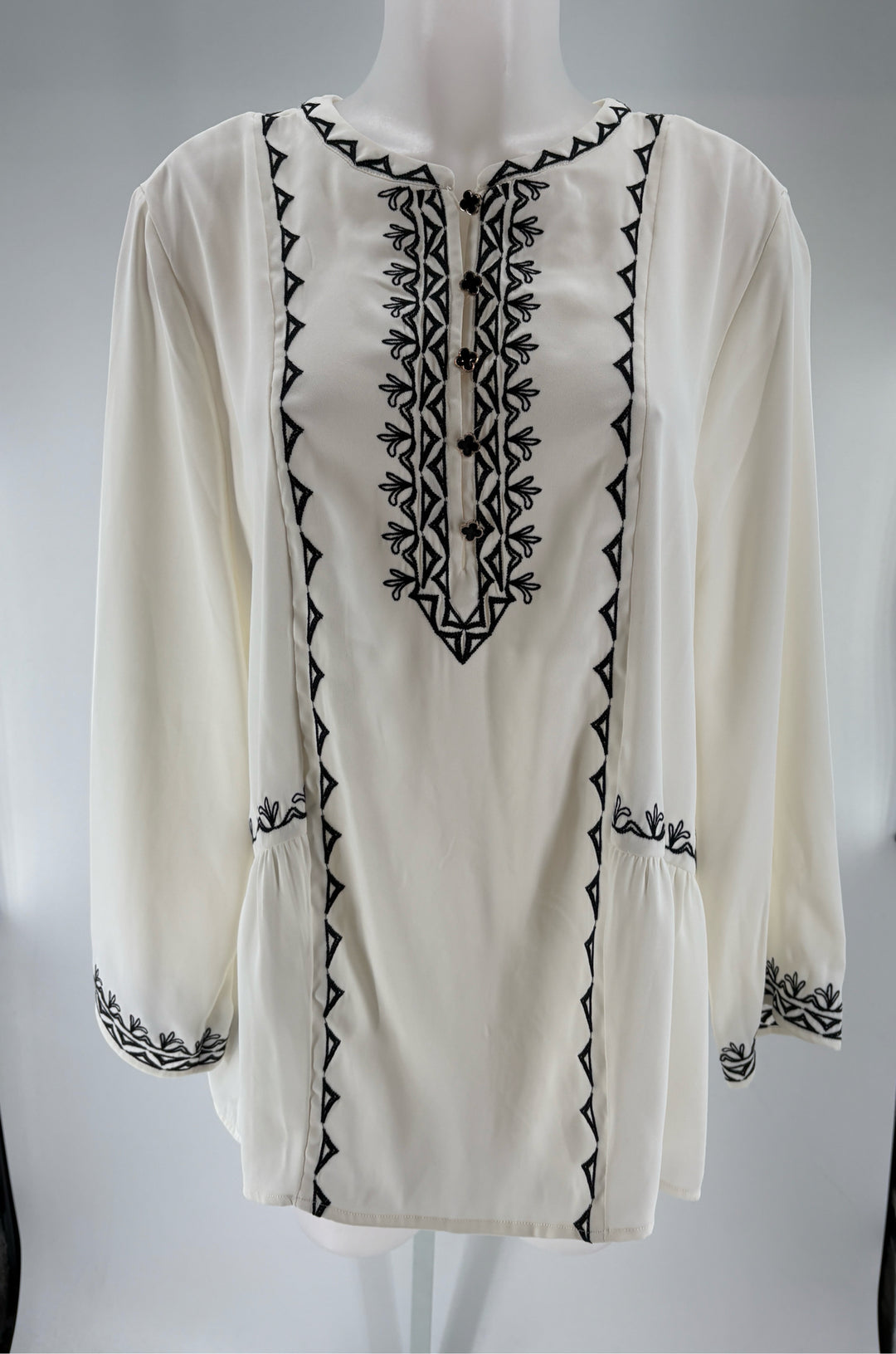 Size XL Chico's Cream Shirt