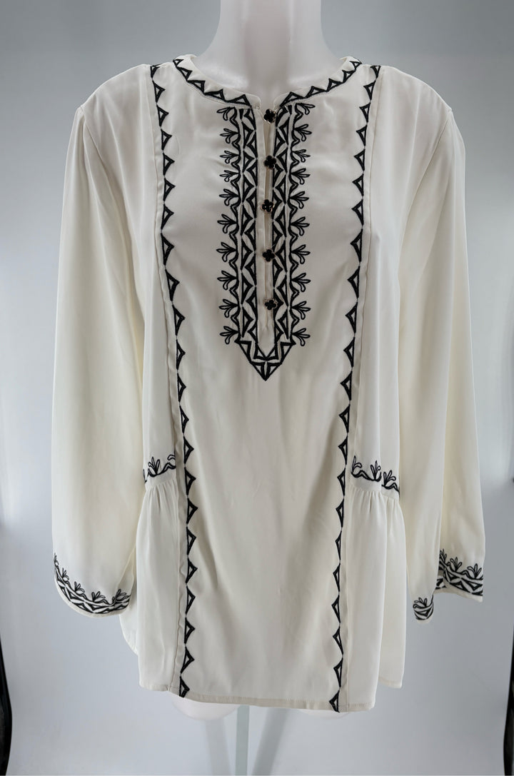 Size XL Chico's Cream Shirt