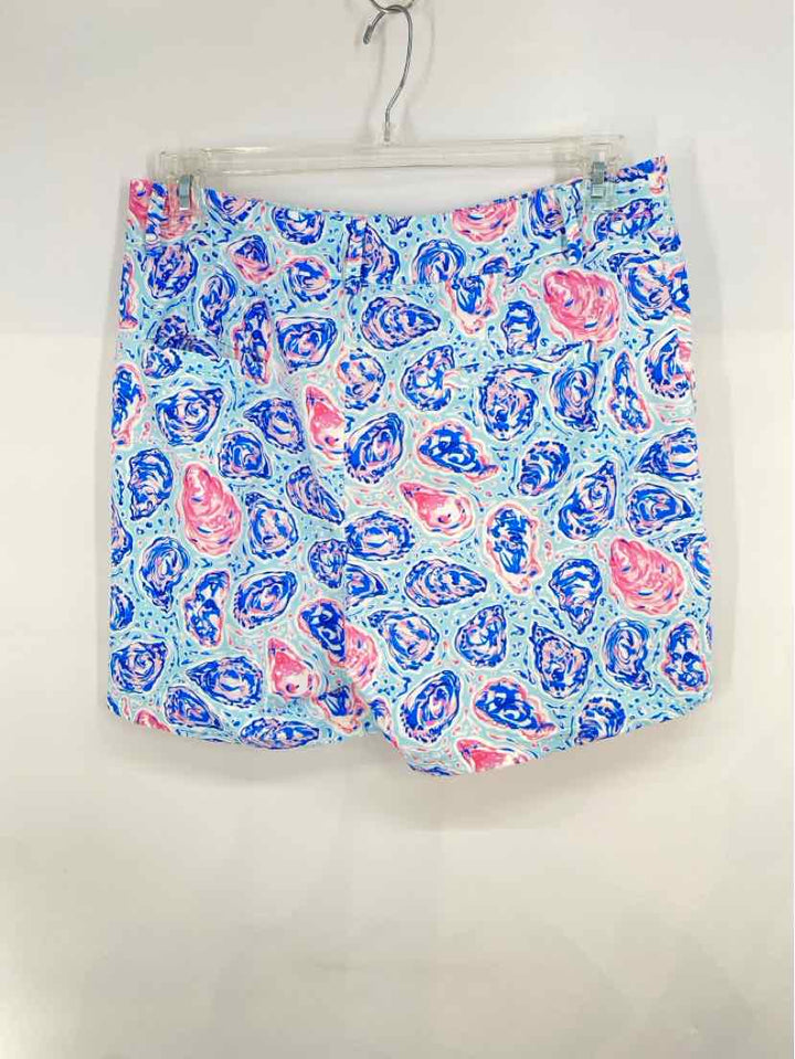 Size L SIMPLY SOUTHERN Blue Print Shorts