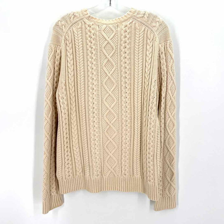 Size M Cream Knit Sweater