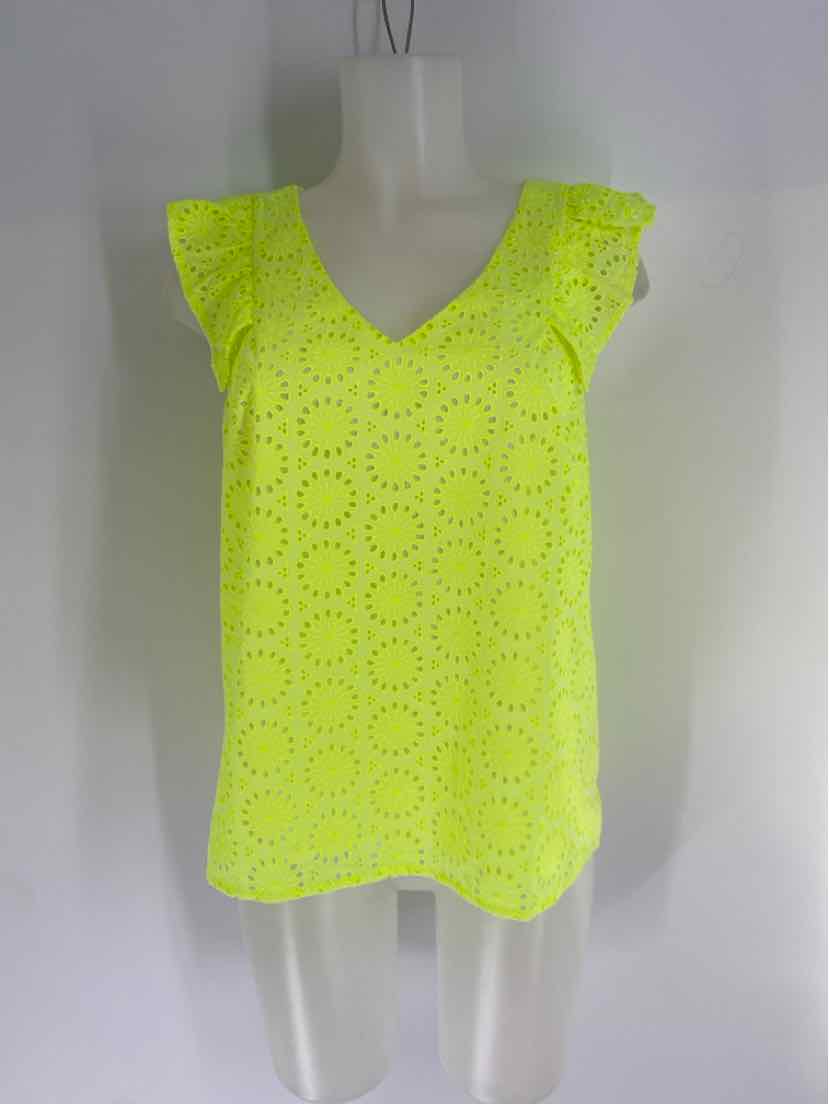 Size M Lilly Pulitzer Yellow Shirt