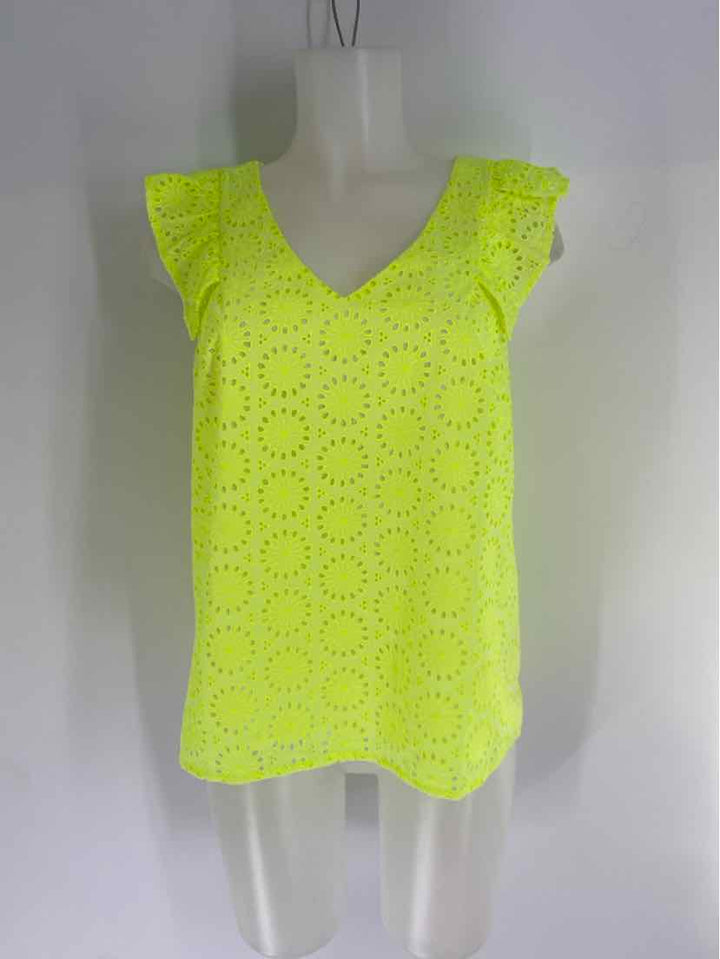 Size M Lilly Pulitzer Yellow Shirt