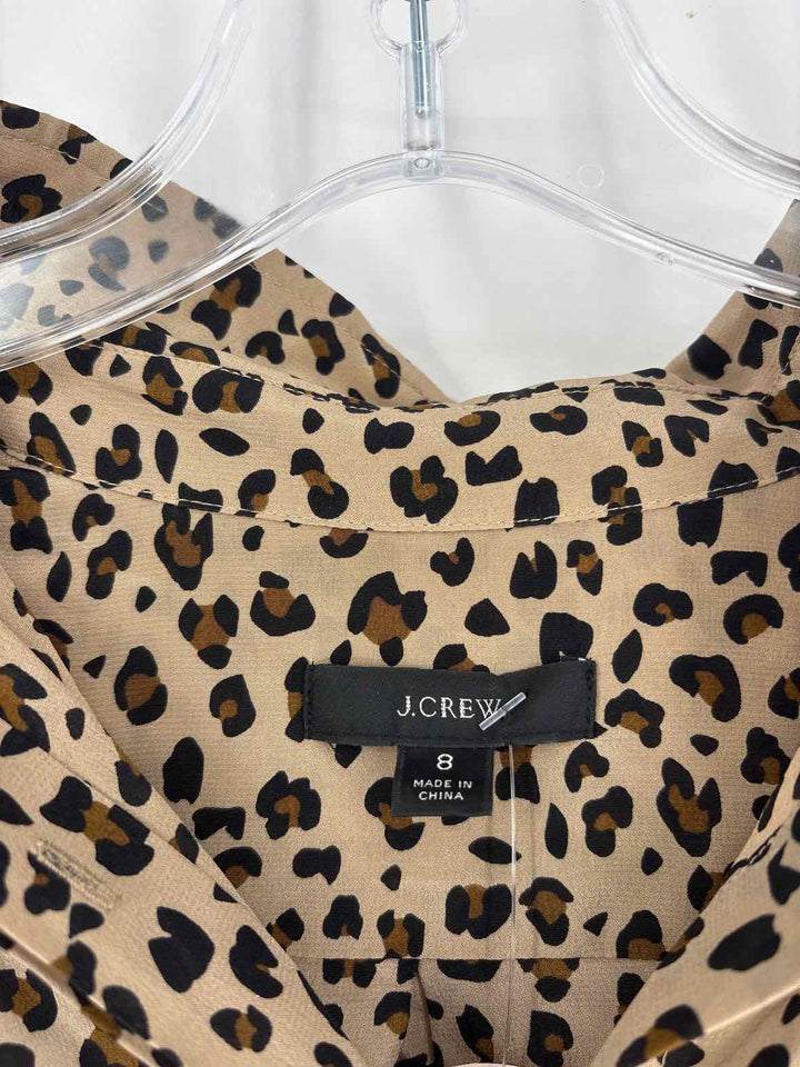 Size 8 J Crew Brown Shirt