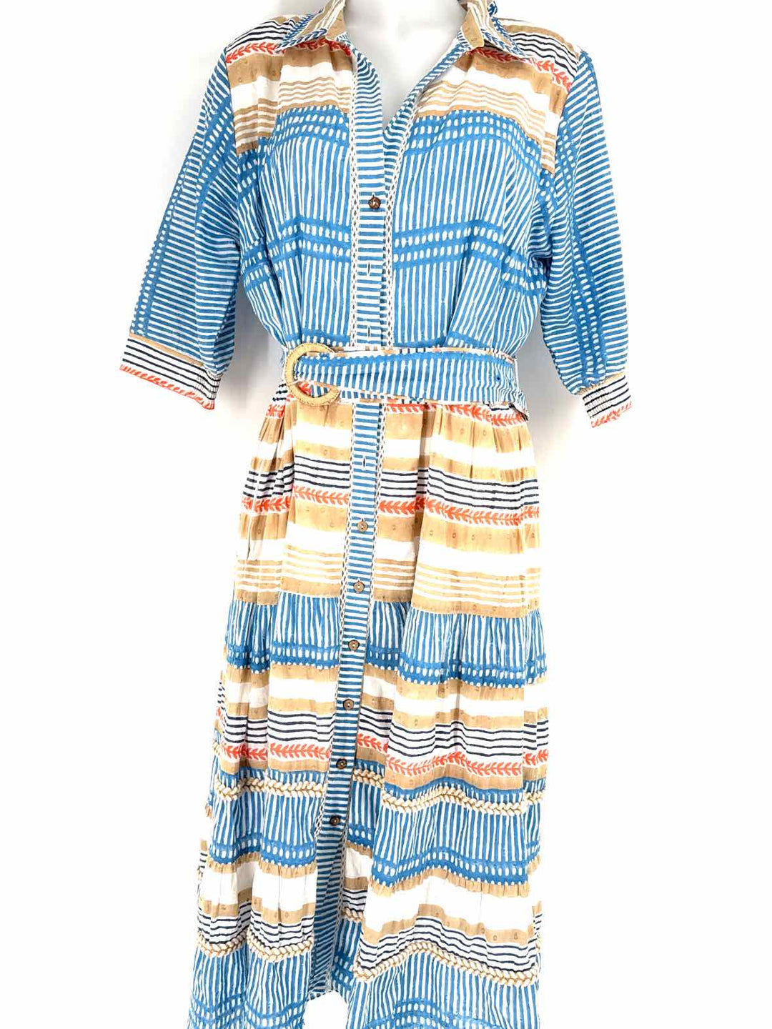 Size S/M Blue Print Dress