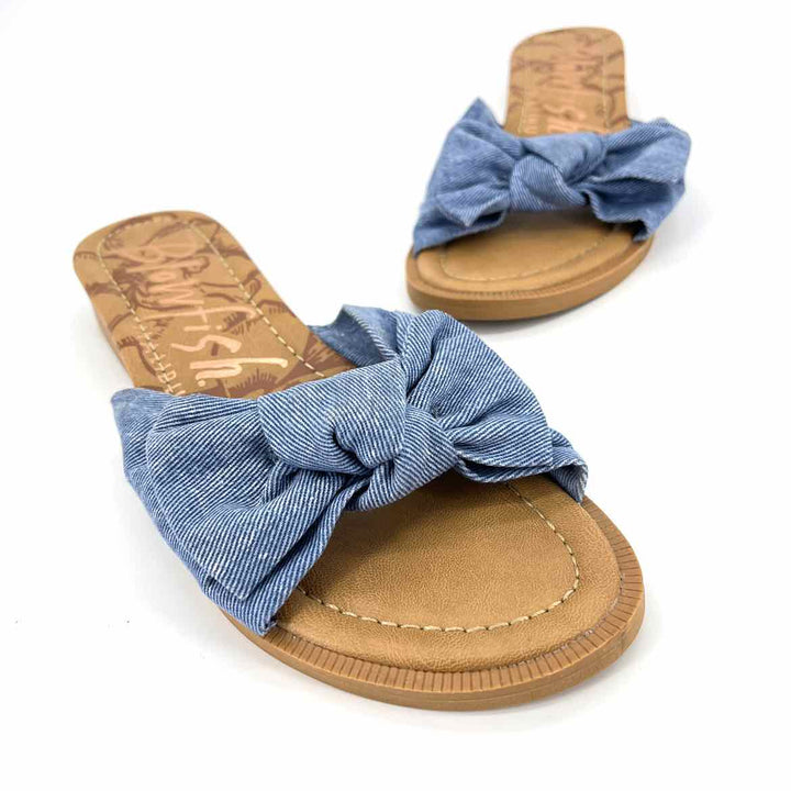 Shoe Size 10 BLOWFISH Blue Denim Sandals