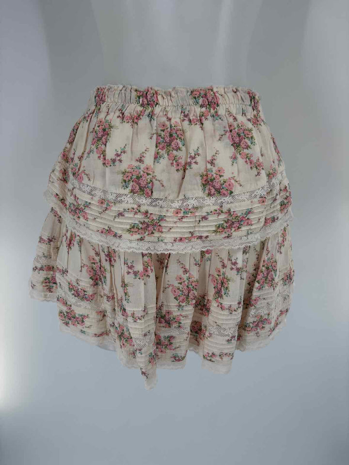 Size M LOVE SHACK FANCY Ivory Skirt