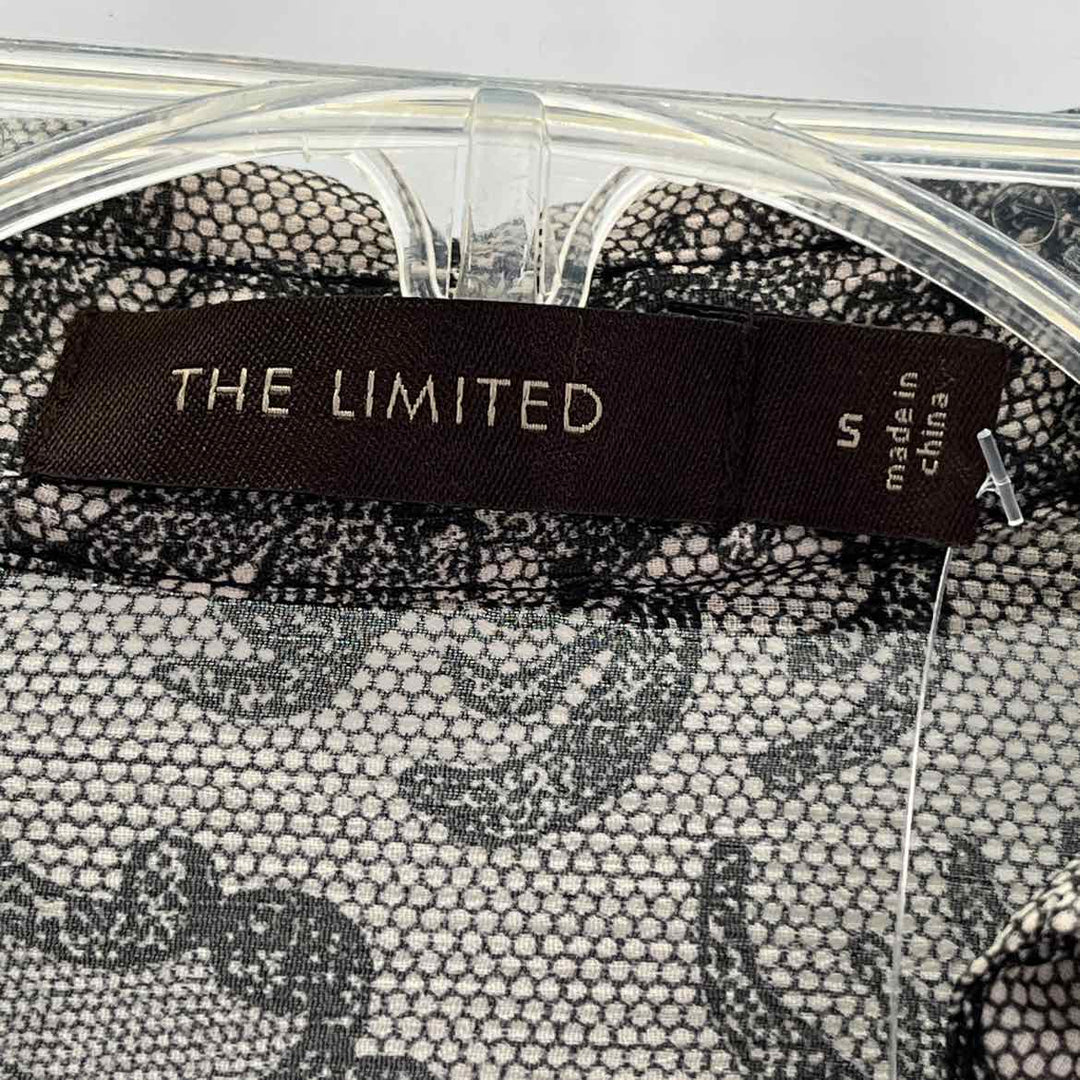 Size S THE LIMITED Black Print Shirt