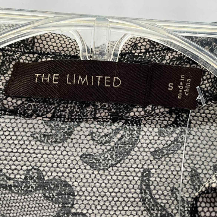 Size S THE LIMITED Black Print Shirt