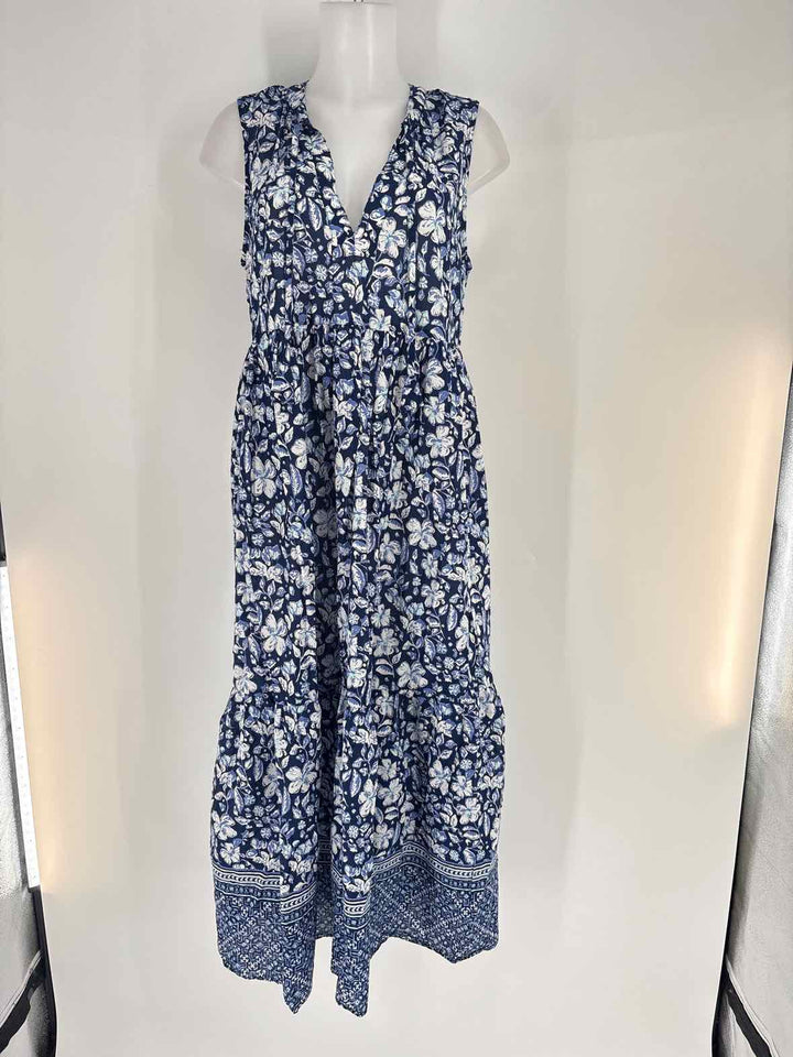 Size M Vineyard Vines Blue Print Dress
