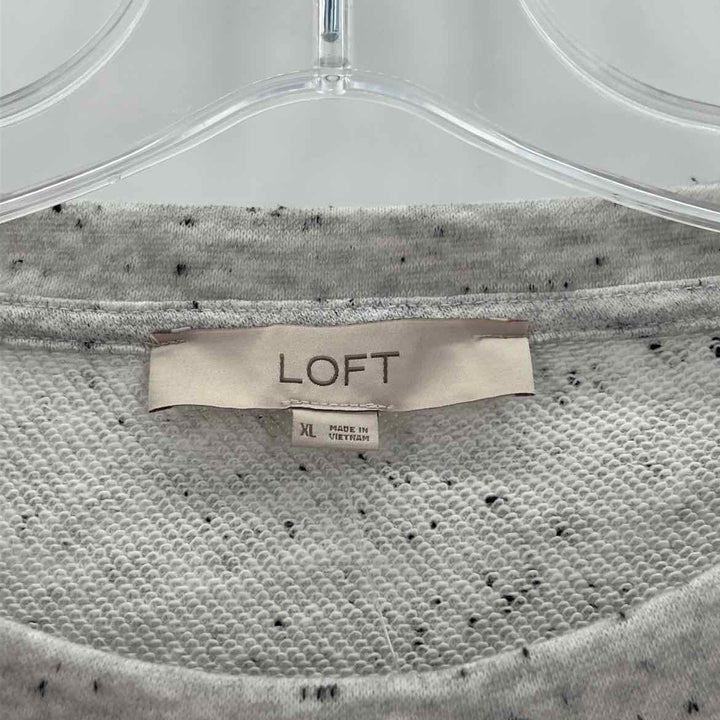 Size XL LOFT gray print Shirt