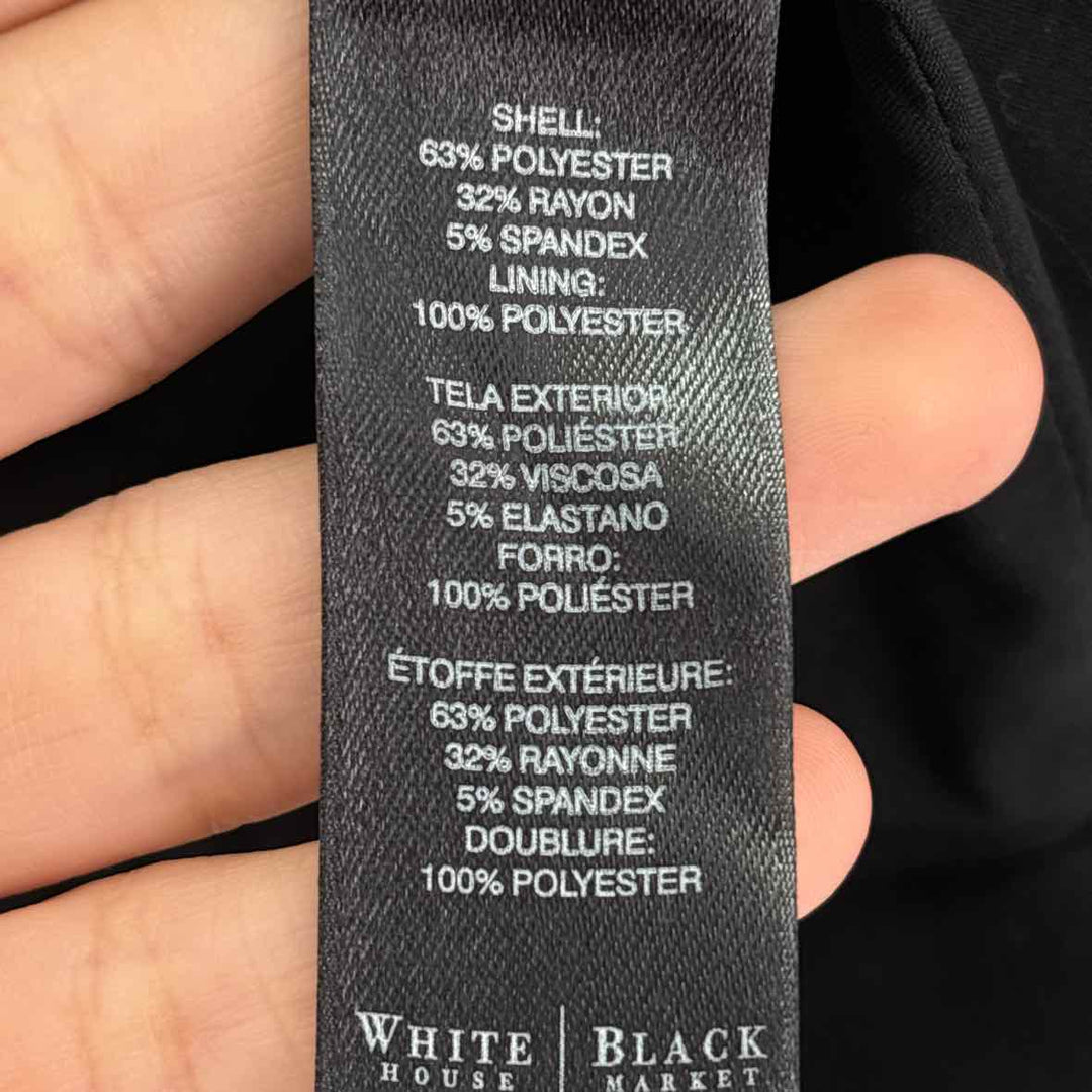 Size 10 White House Black Market Black Vest