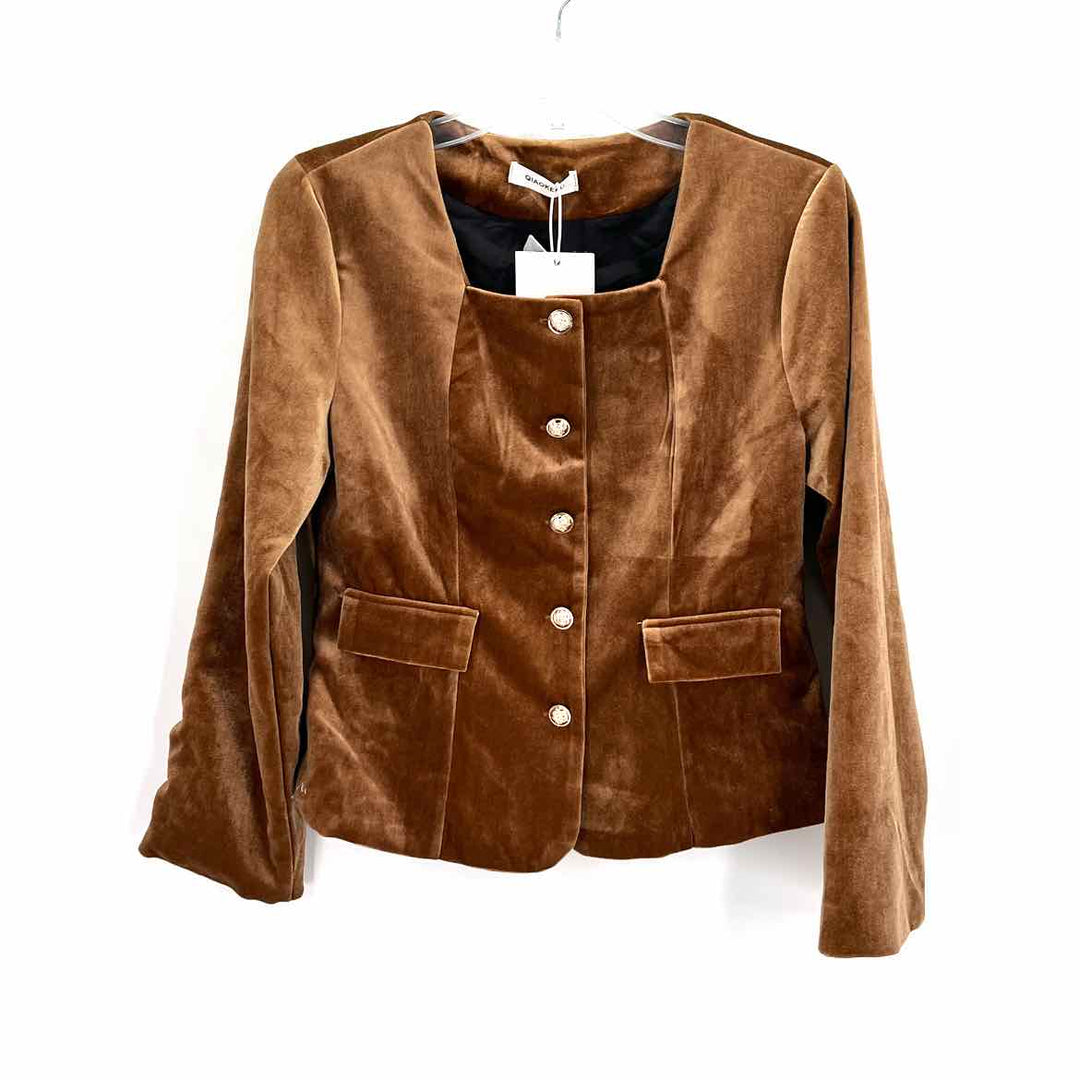 Size S Brown Velour Blazer