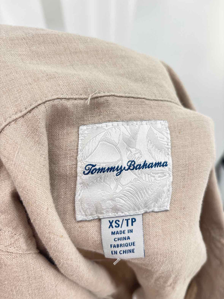 Size XS TOMMY BAHAMA Tan Shirt