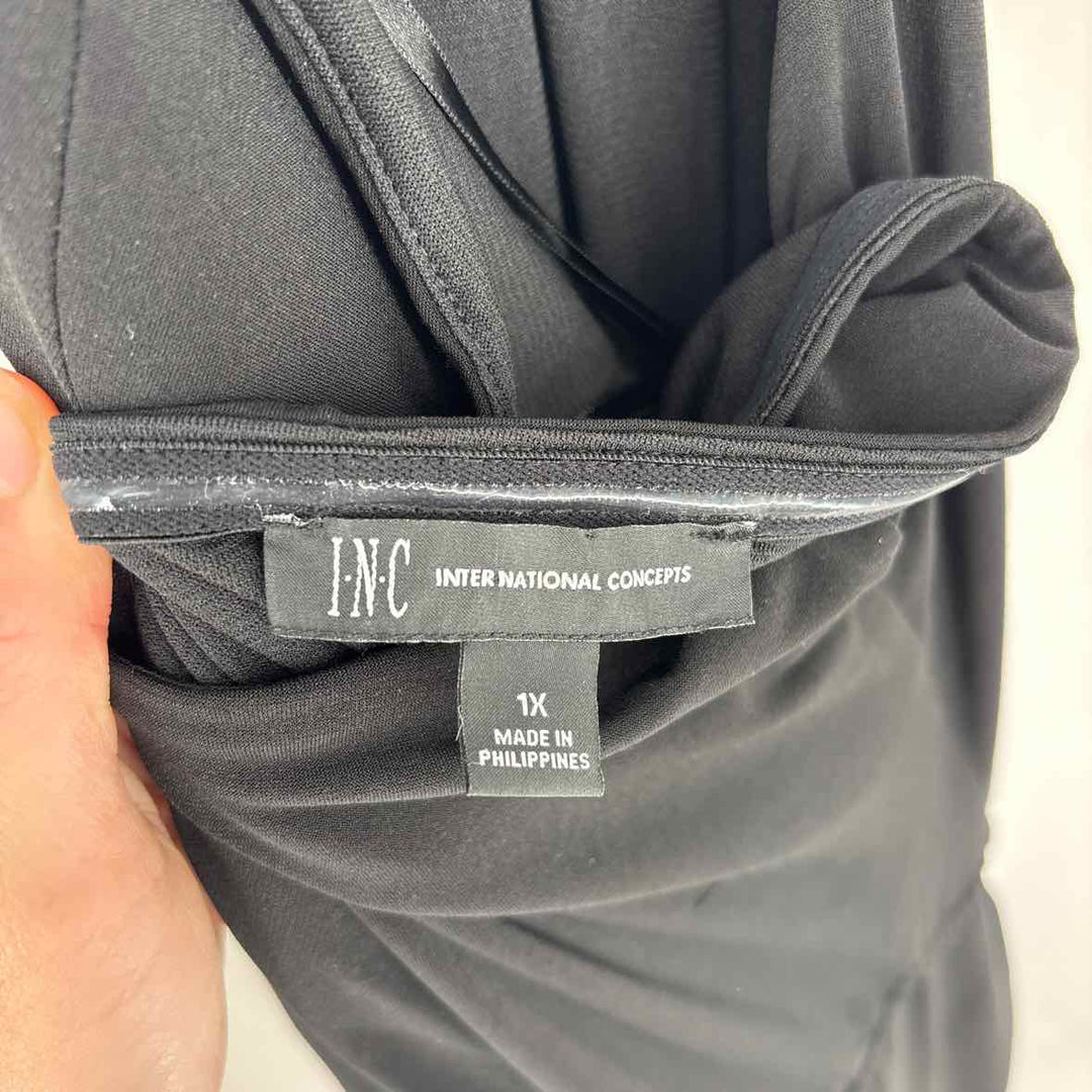 Size 1X INC Black Romper