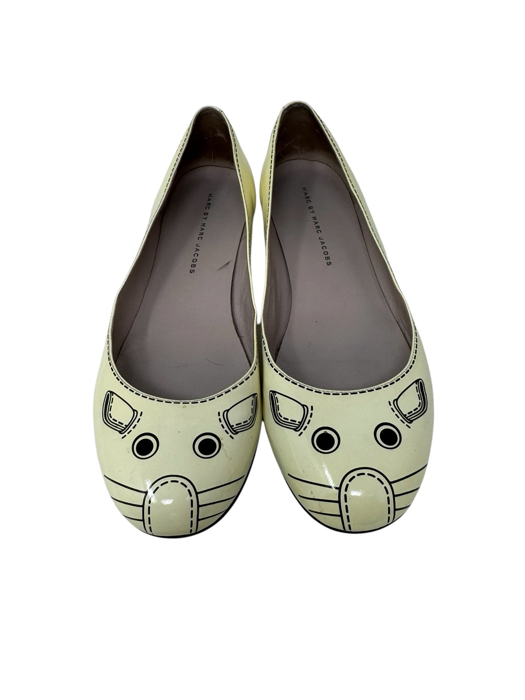 Shoe Size 39 MARC BY MARC JACOBS Ivory Leather Flats