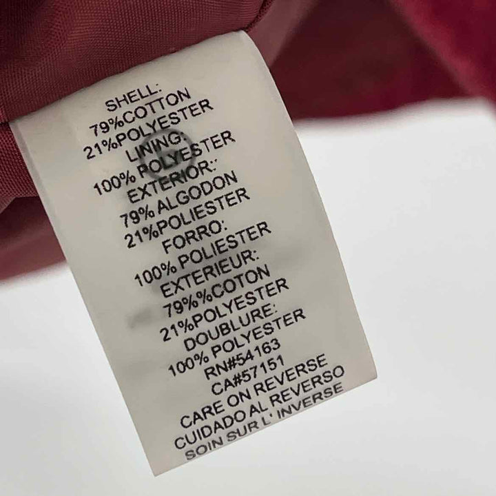Size 14 KARL LAGERFELD Burgundy Tweed Dress