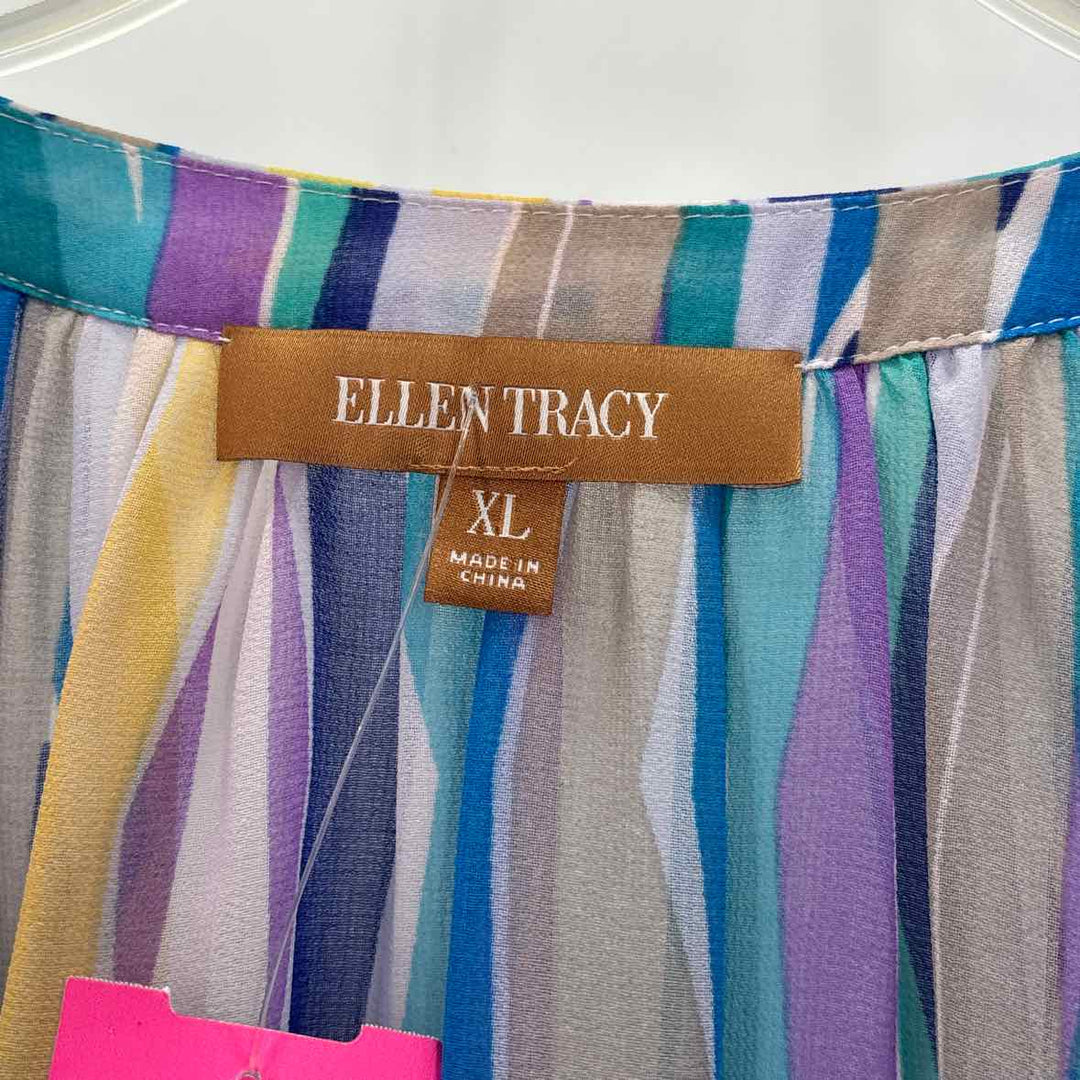 Size XL ELLEN TRACY Multi-Color Shirt