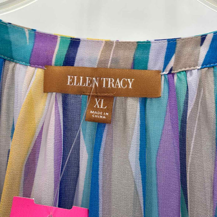 Size XL ELLEN TRACY Multi-Color Shirt