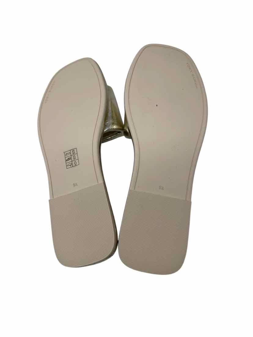 Shoe Size 9.5 Tory Burch Gold Leather Sandals